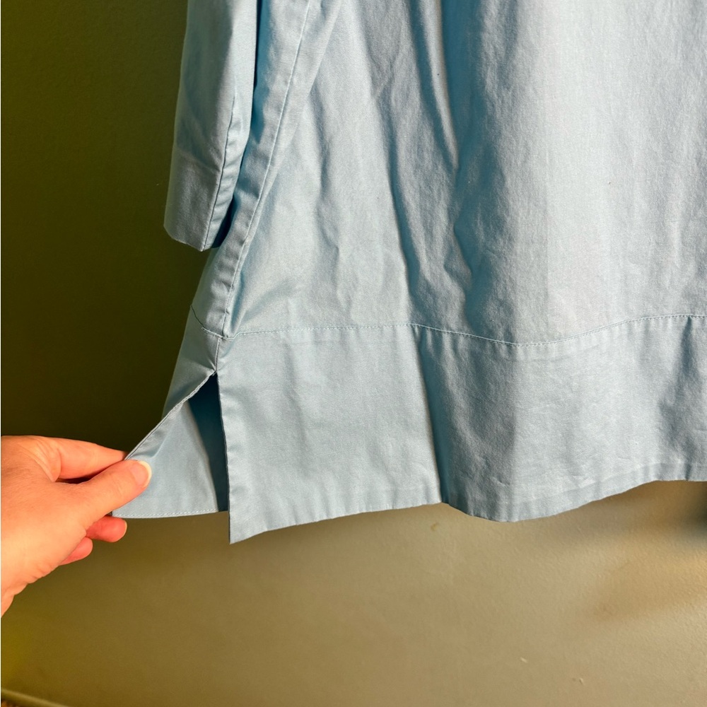 Martha Stewart tunic, size Large, light blue. - Picture 2 of 4